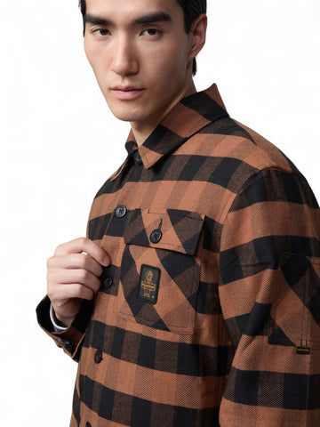 Camicia Uomo - Marrone