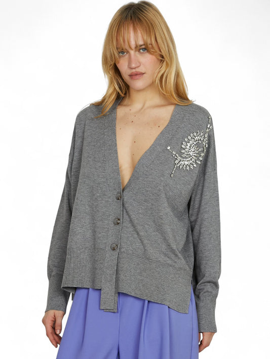 Cardigan Donna - Grigio