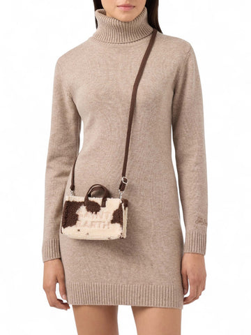 Borsa a tracolla Donna - Marrone/beige