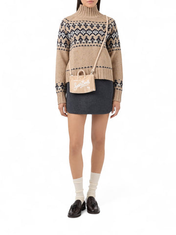 Borsa a tracolla Donna - Beige