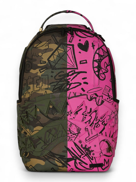 Zaino Sprayground - Split Pink and Camo