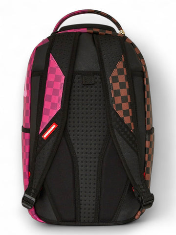 Zaino Sprayground - Split Sip Pink Check