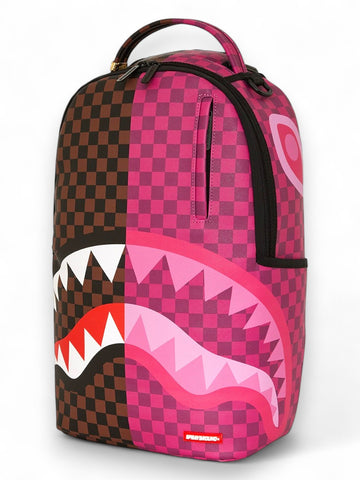 Zaino Sprayground - Split Sip Pink Check