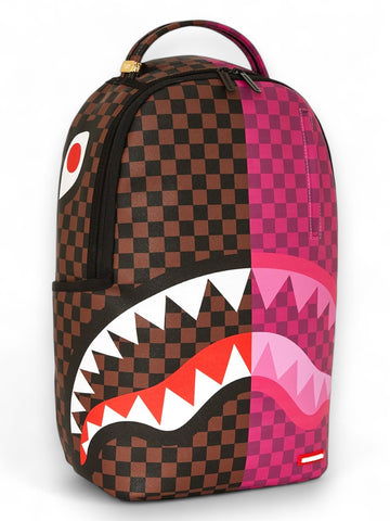 Zaino Sprayground - Split Sip Pink Check