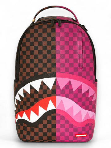 Zaino Sprayground - Split Sip Pink Check