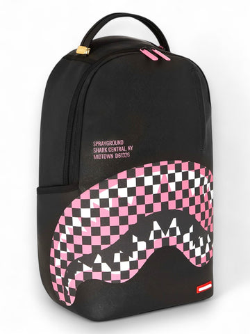 Zaino Sprayground - Shark Central Breakup Check Sorbet Grey