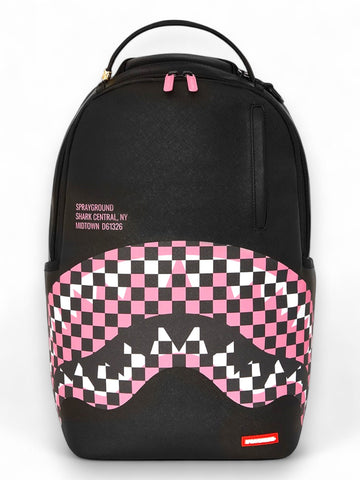 Zaino Sprayground - Shark Central Breakup Check Sorbet Grey