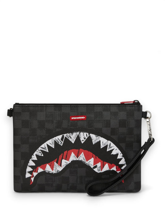 Pochette Unisex - Scribble Shark