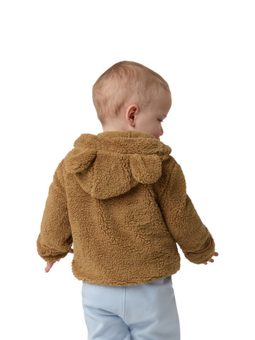 Felpa zip Bambini - Marrone