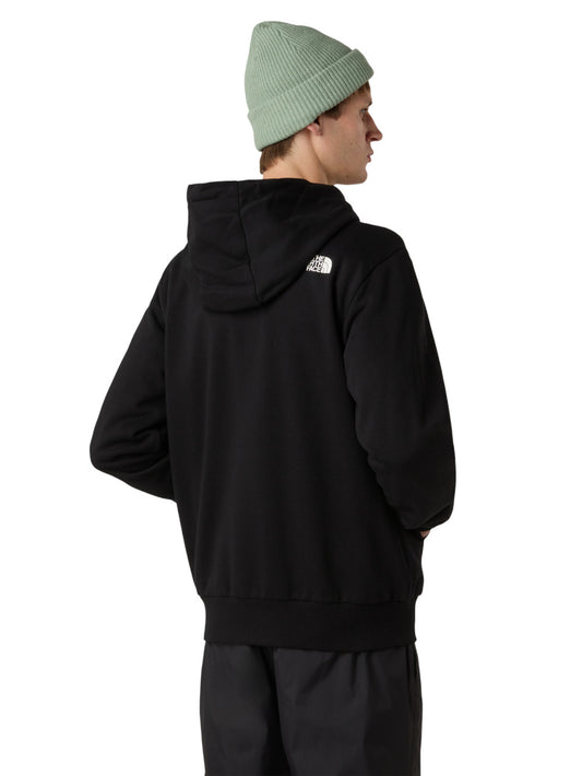 Felpa zip Uomo - Nero