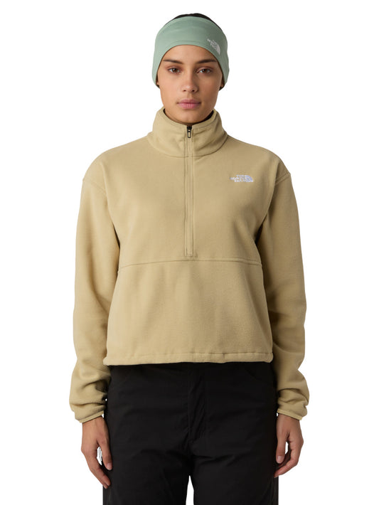Felpa zip Donna - Beige