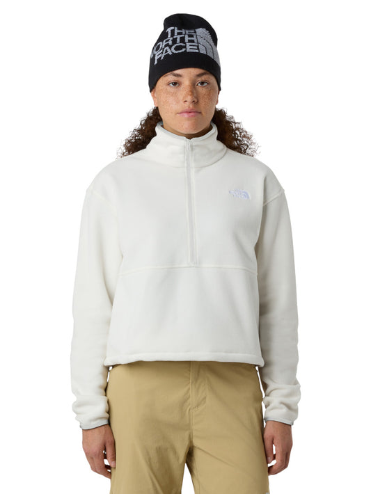 Felpa zip Donna - Bianco