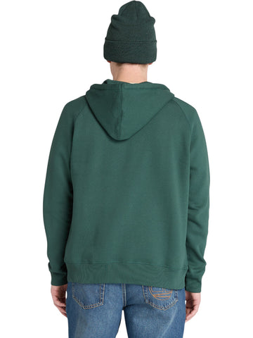 Felpa zip Uomo - Verde
