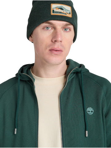 Felpa zip Uomo - Verde