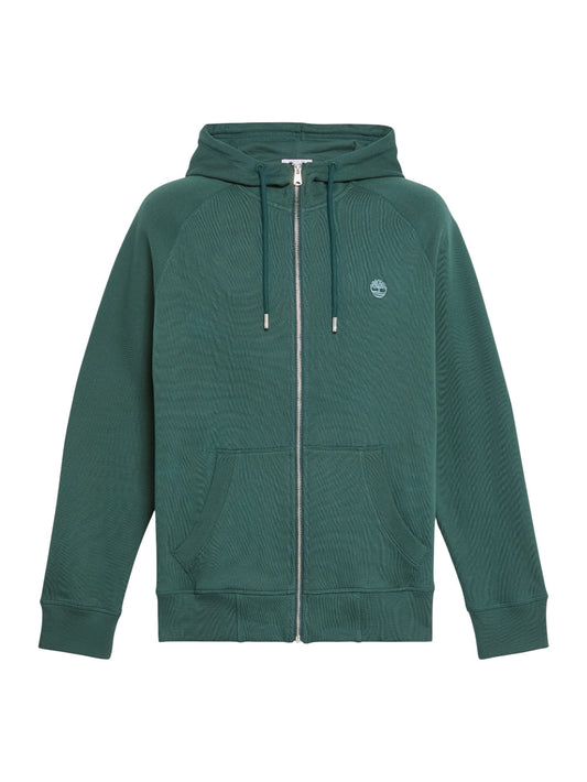 Felpa zip Uomo - Verde