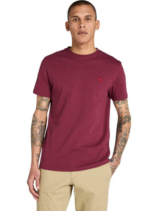 T-shirt Uomo - bordeaux