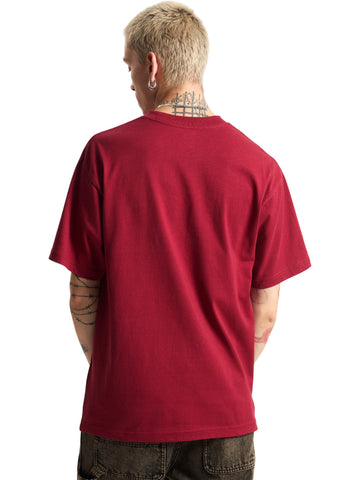 T-shirt Uomo - bordeaux