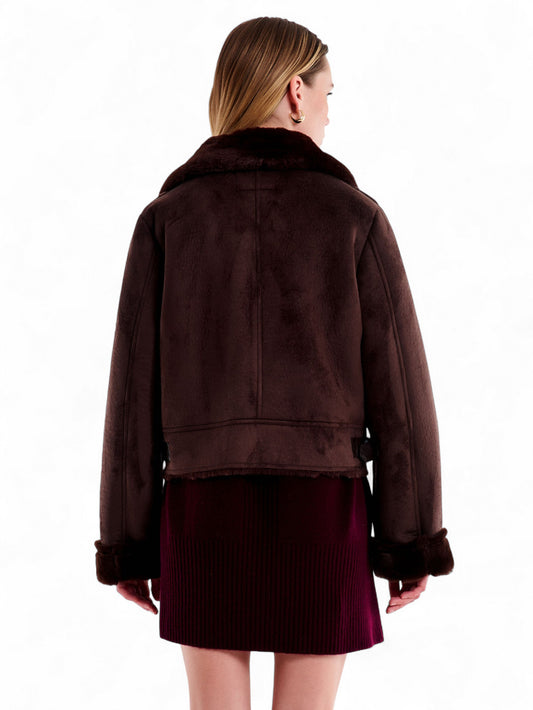 Montone Donna - Marrone