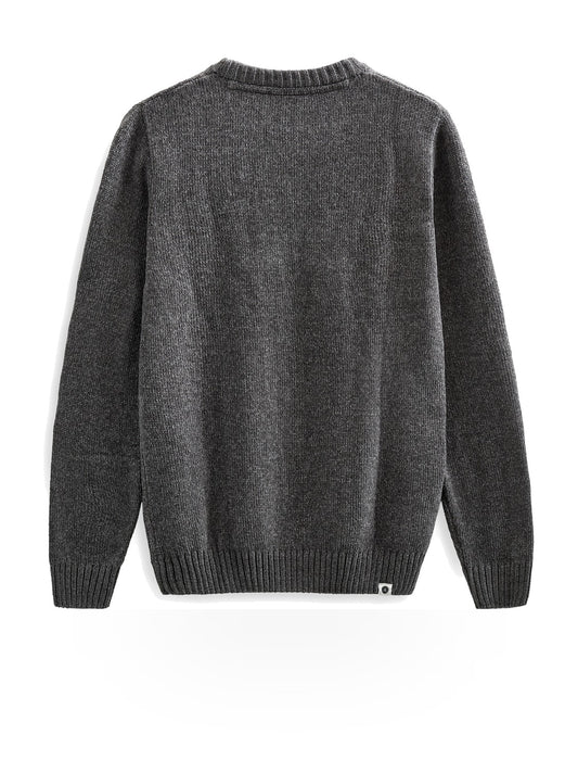 Anerkjendt Aksune Chenille Knit - Maglieria Uomo - Granite Gray