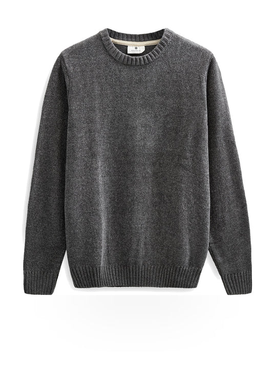 Anerkjendt Aksune Chenille Knit - Maglieria Uomo - Granite Gray