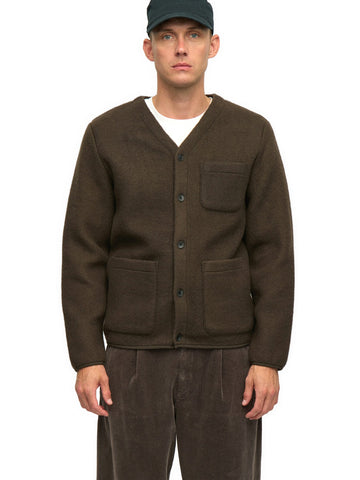 Anerkjendt Aksigurd Boiled Wool Overshirt - Camicie Uomo - Delicioso