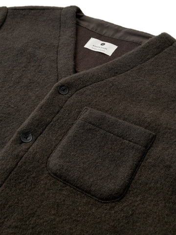 Anerkjendt Aksigurd Boiled Wool Overshirt - Camicie Uomo - Delicioso