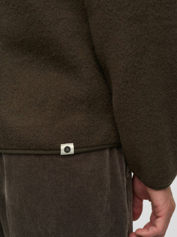 Anerkjendt Aksigurd Boiled Wool Overshirt - Camicie Uomo - Delicioso
