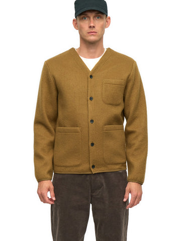 Anerkjendt Aksigurd Boiled Wool Overshirt - Camicie Uomo - Ermine