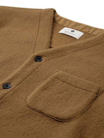 Anerkjendt Aksigurd Boiled Wool Overshirt - Camicie Uomo - Ermine