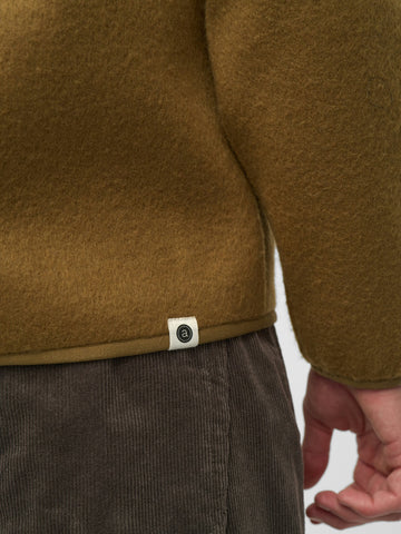 Anerkjendt Aksigurd Boiled Wool Overshirt - Camicie Uomo - Ermine