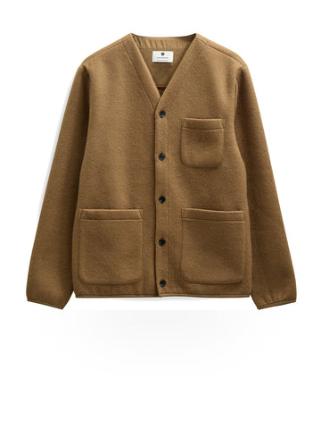 Anerkjendt Aksigurd Boiled Wool Overshirt - Camicie Uomo - Ermine
