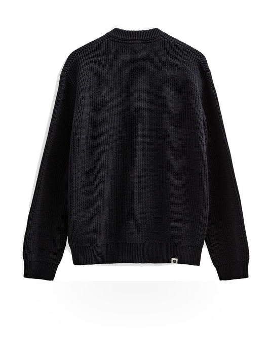 Anerkjendt Aksinus Bomber Car Knit - Maglieria Uomo - Caviar