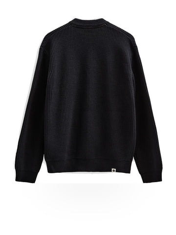 Anerkjendt Aksinus Bomber Car Knit - Maglieria Uomo - Caviar