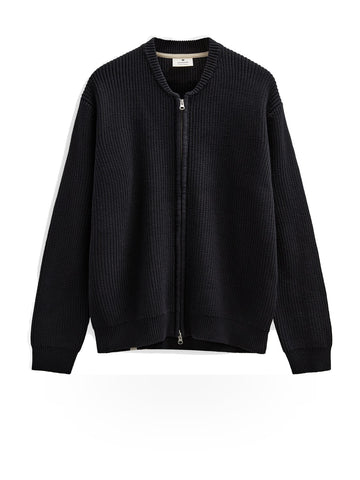 Anerkjendt Aksinus Bomber Car Knit - Maglieria Uomo - Caviar
