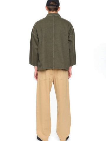 Anerkjendt Akowen Twill Overshirt - Camicie Uomo - Verde