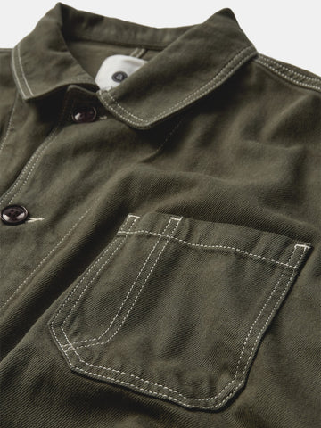 Anerkjendt Akowen Twill Overshirt - Camicie Uomo - Verde