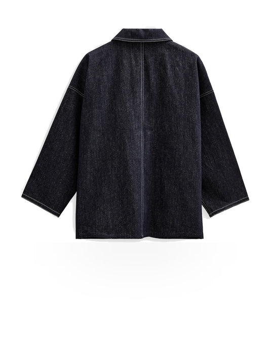 Anerkjendt Akowen Denim Overshirt - Camicie Uomo - Blu