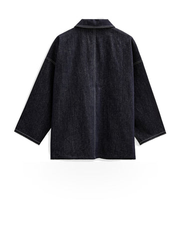 Anerkjendt Akowen Denim Overshirt - Camicie Uomo - Blu