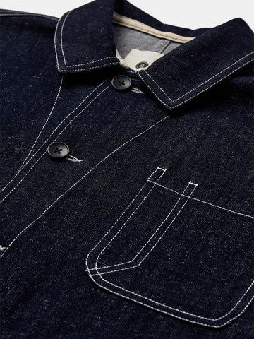 Anerkjendt Akowen Denim Overshirt - Camicie Uomo - Blu