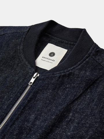 Anerkjendt Akrobin Denim Gilet - Gilet Uomo - Dark Blue Denim