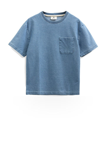 Anerkjendt Akvillads Indigo Tee - T-Shirt Uomo - Celeste