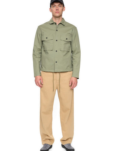 Anerkjendt Akotto Cotton Overshirt - Camicie Uomo - Verde