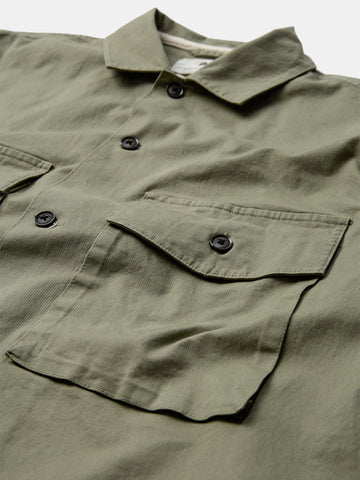Anerkjendt Akotto Cotton Overshirt - Camicie Uomo - Verde
