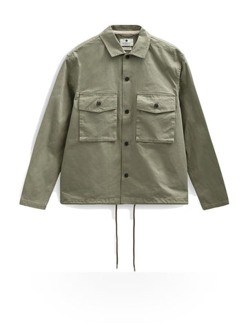 Anerkjendt Akotto Cotton Overshirt - Camicie Uomo - Verde