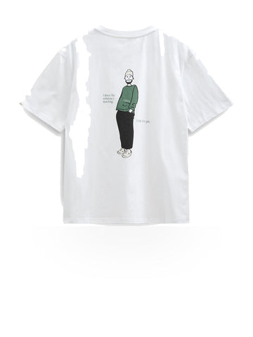 Anerkjendt Akvillads Have A Nice Day Tee - T-Shirt Uomo - Bianco
