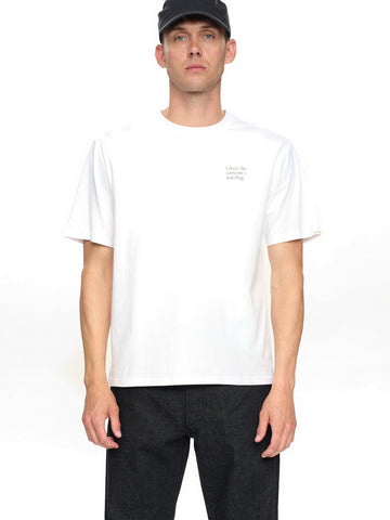 Anerkjendt Akvillads Have A Nice Day Tee - T-Shirt Uomo - Bianco
