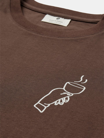 Anerkjendt Akvillads Not Just Coffee Tee - T-Shirt Uomo - Delicioso