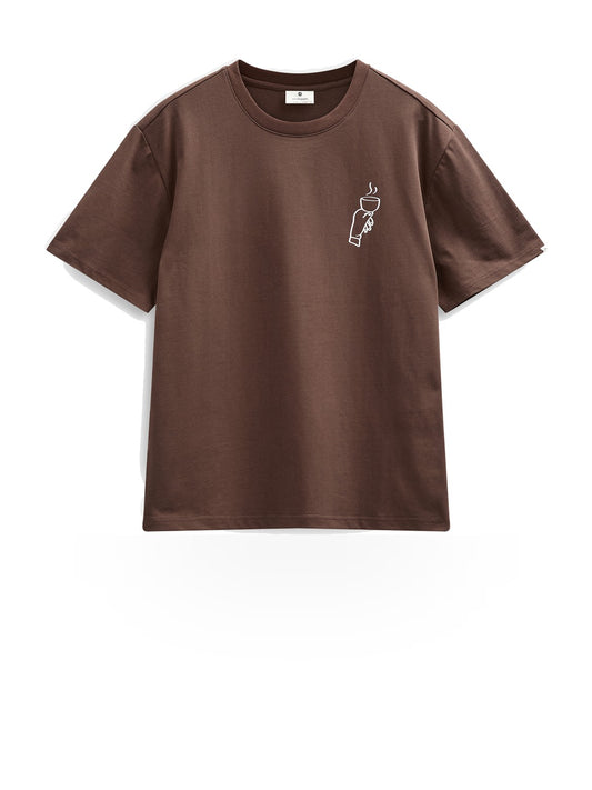 Anerkjendt Akvillads Not Just Coffee Tee - T-Shirt Uomo - Delicioso