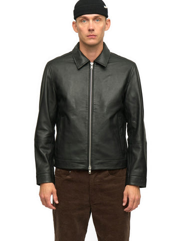 Anerkjendt Akcarl Leather Jacket - Capospalla Uomo - Grigio