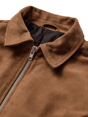 Anerkjendt Akcarl Suede Jacket - Capospalla Uomo - Ermine
